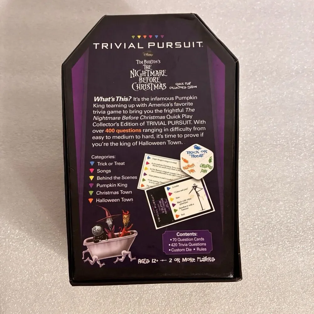 Trivial Pursuit: Disney the Nightmare Before Christmas Collector's Edition